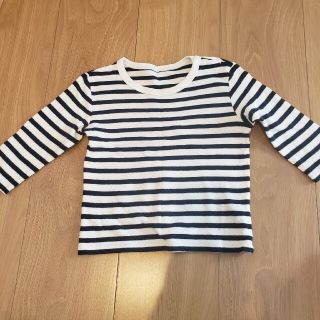 ユニクロ(UNIQLO)のユニクロ コットンTシャツ  80(シャツ/カットソー)