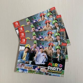 マリオパーティ　パンフレット　カタログ　４枚(アイドルグッズ)