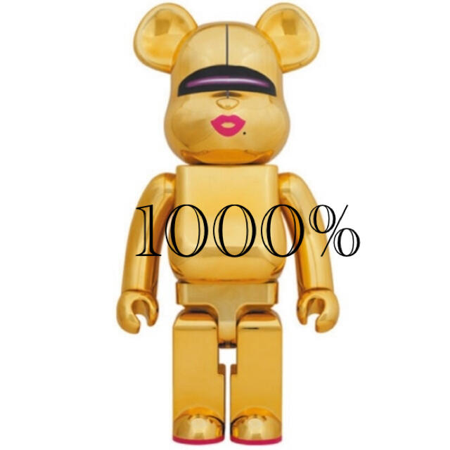 BE@RBRICK SORAYAMA × 2G GOLD Ver. 1000％