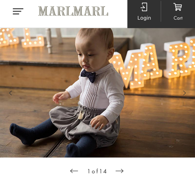 PETIT BATEAU(プチバトー)のMARLMARL かぼちゃパンツ キッズ/ベビー/マタニティのキッズ服女の子用(90cm~)(パンツ/スパッツ)の商品写真