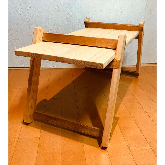 ① 木製 サイドテーブル アウトドア キャンプ コンパクト 収納式 1