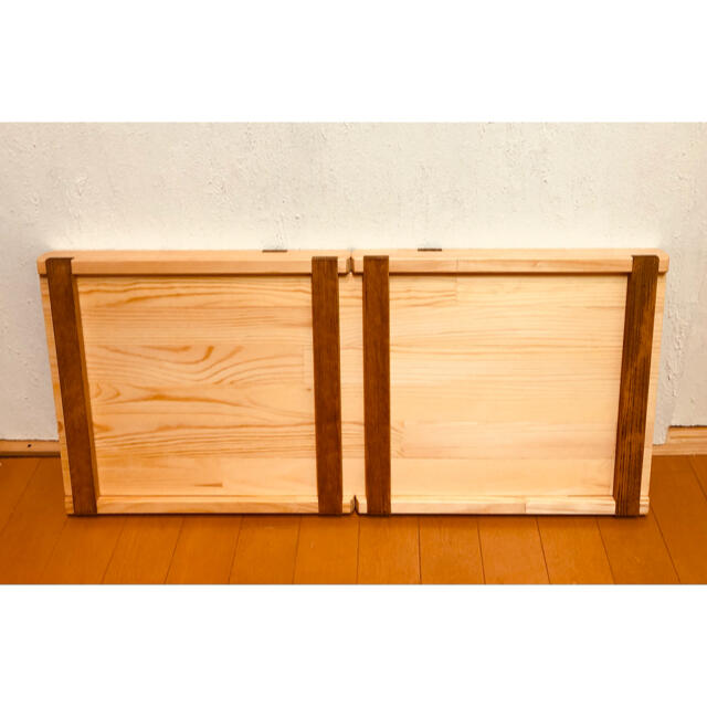 ① 木製 サイドテーブル アウトドア キャンプ コンパクト 収納式 3