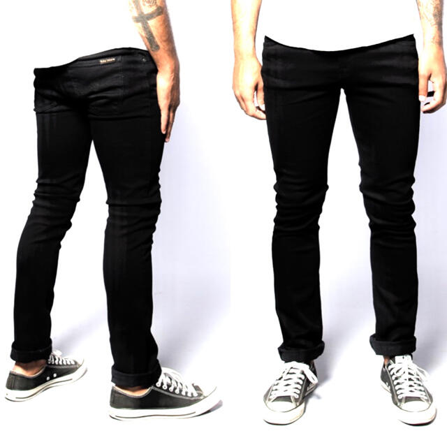 Nudie Jeans - nudie jeans☆TUBE TOM☆ブラックデニムパンツ Nudie Jeans - nudie jeans☆TUBE TOM☆ブラックデニムパンツ