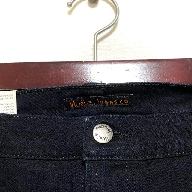 Nudie Jeans(ヌーディジーンズ)のnudie jeans☆TUBE TOM☆ブラックデニムパンツ☆新品未使用☆ メンズのパンツ(デニム/ジーンズ)の商品写真