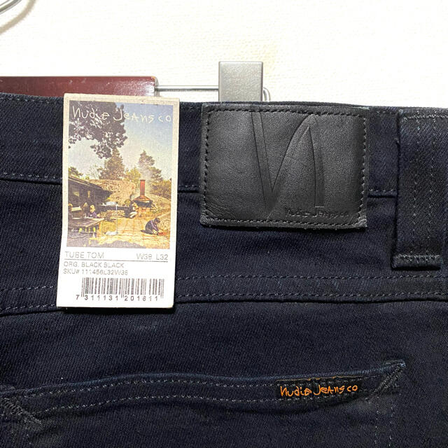 Nudie Jeans(ヌーディジーンズ)のnudie jeans☆TUBE TOM☆ブラックデニムパンツ☆新品未使用☆ メンズのパンツ(デニム/ジーンズ)の商品写真