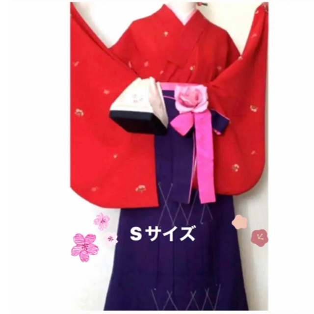 卒業式♥️桜と梅♥️可愛い二尺袖の袴セット♥️小学生♥️大学生お琴
