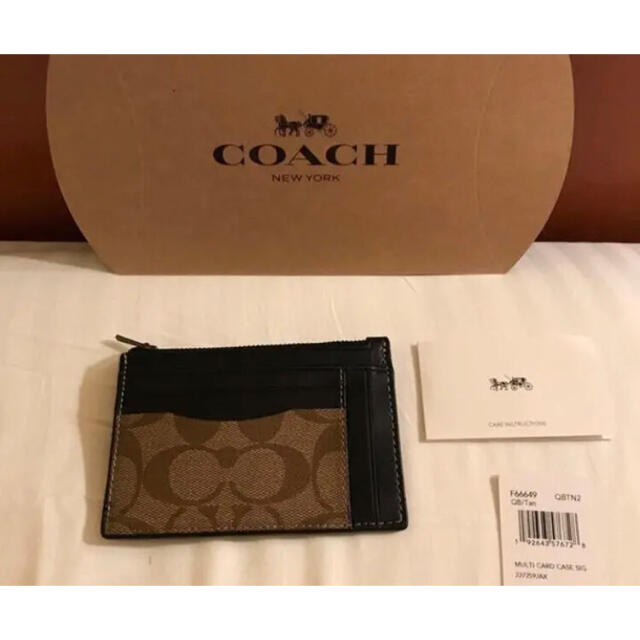 COACH(コーチ)のCOACH コーチ　カードケース　コインケース　パスケース メンズのファッション小物(折り財布)の商品写真