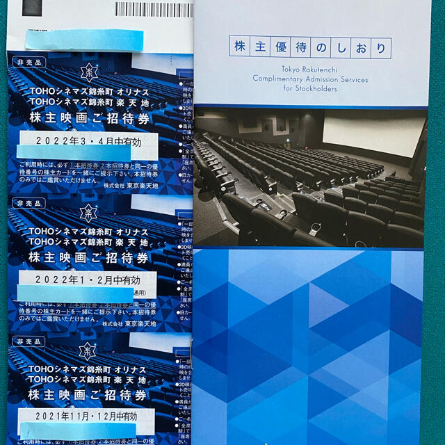 東京楽天地 映画館株主優待券30枚 | pybli.com.my
