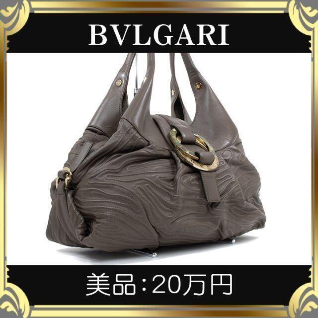 BVLGARI(ブルガリ)の【真贋鑑定済・送料無料】ブルガリのハンドバッグ・正規品・美品・チャンドラ レディースのバッグ(ハンドバッグ)の商品写真