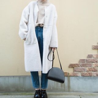 ザラ(ZARA)のZARA リバーシブルボアコート　裏ムートン(ロングコート)