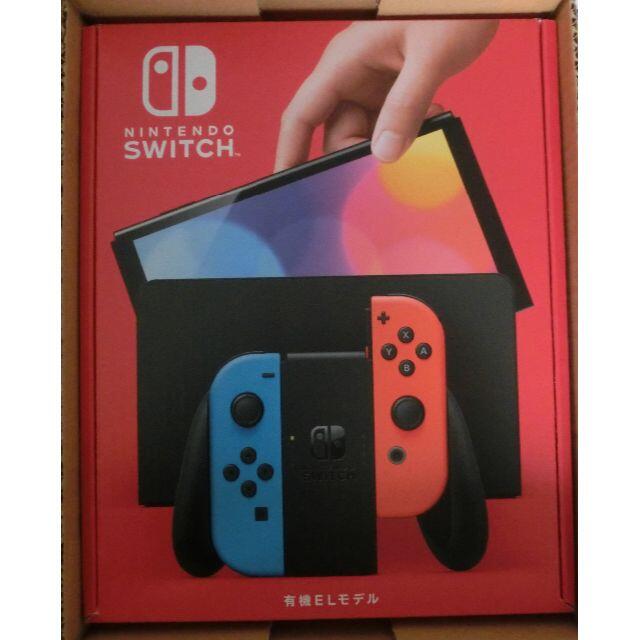 送料込 Nintendo Switch 有機ELモデル ネオン 新品未開封ゲームソフト/ゲーム機本体