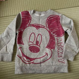 ディズニー(Disney)のミッキー 裏起毛トレーナー(Tシャツ/カットソー)