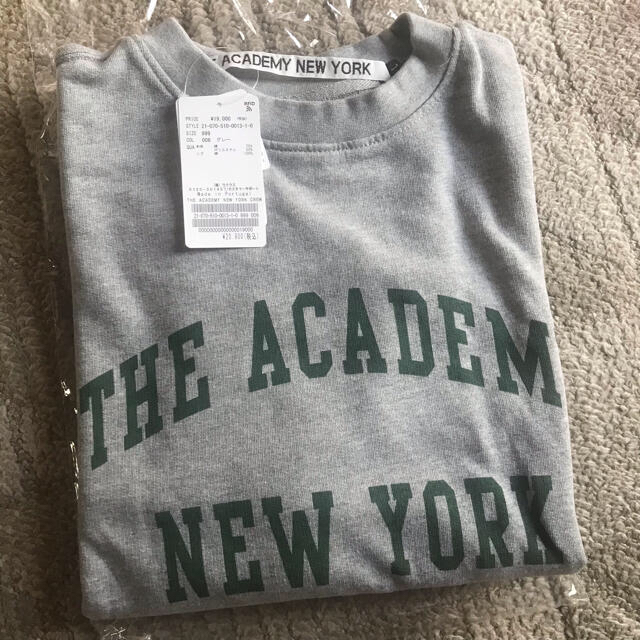 DEUXIEME CLASSE(ドゥーズィエムクラス)の 【THE ACADEMY NEWYORK】CREW NECK スウェットGRY レディースのトップス(トレーナー/スウェット)の商品写真