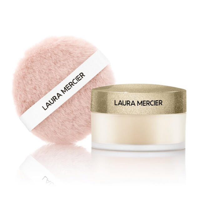 laura mercier(ローラメルシエ)のローラメルシエ：ルースセッティングパウダー トランスルーセント アンド パフ コスメ/美容のベースメイク/化粧品(フェイスパウダー)の商品写真