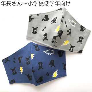 子ども用インナーマスク　2枚セット　ハンドメイド　ポケモン(外出用品)