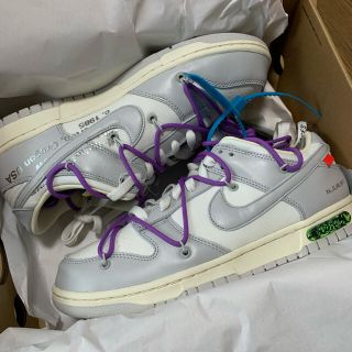 ナイキ(NIKE)のNike off-white Dunk Low lot.47 27.5cm(スニーカー)