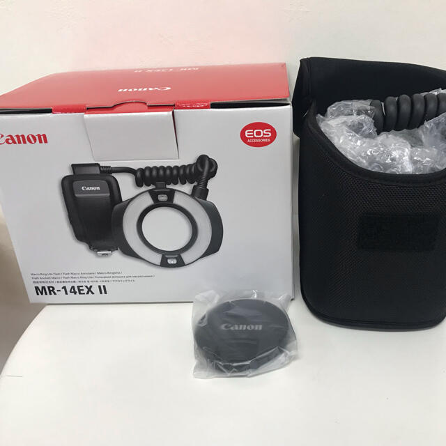 Canon(キヤノン)のCanon キャノンマクロリングライト　MR-14EX II スマホ/家電/カメラのカメラ(ストロボ/照明)の商品写真