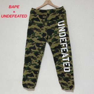 アベイシングエイプ(A BATHING APE)のBAPE×UNDEFEATED✨1ST CAMO SWEAT PANTS✨(その他)