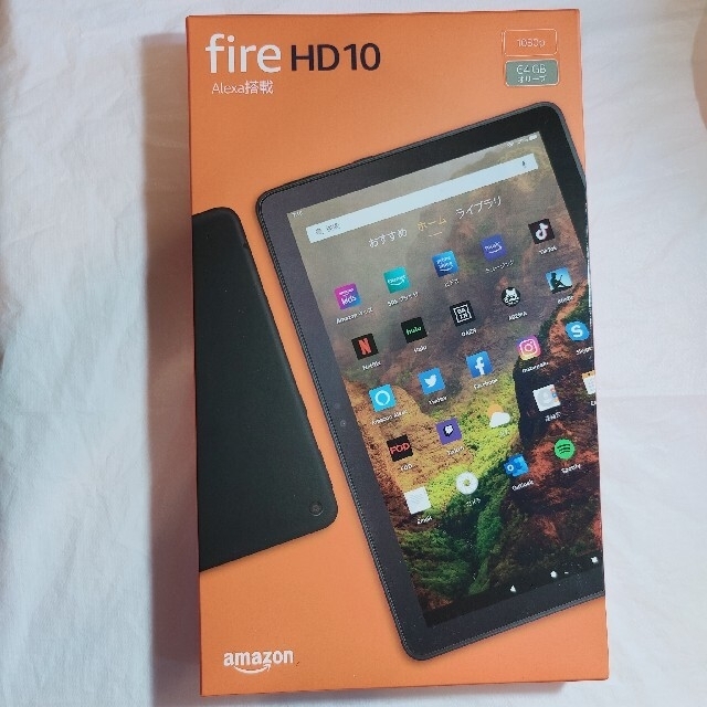 新品 未開封 fire HD10  Alexa搭載 1080p 64GBタブレット