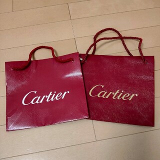 カルティエ(Cartier)のカルティエ　ショッピングバッグ　紙袋　まとめ売り2つ(ショップ袋)