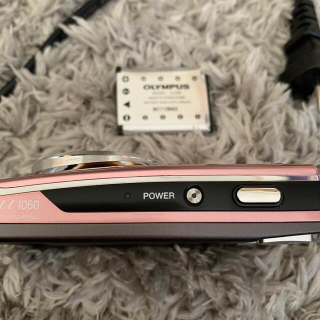 OLYMPUS(オリンパス)のめんたいこ様専用OLYMPUS ミュー1060 PINK  スマホ/家電/カメラのカメラ(コンパクトデジタルカメラ)の商品写真