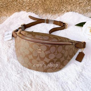 コーチ(COACH)の★新品★ COACH コーチ ボディバッグ ウエストポーチ ブラウン(ボディバッグ/ウエストポーチ)