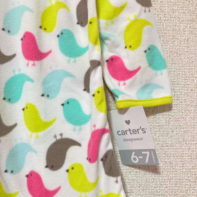 GYMBOREE(ジンボリー)の新品タグ付き☆Carter'sフリースナイトガウン120130パジャマジンボリー キッズ/ベビー/マタニティのキッズ服女の子用(90cm~)(パジャマ)の商品写真