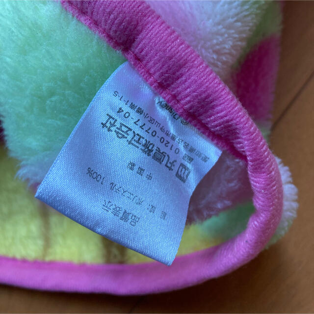 Disney(ディズニー)のかいまき着る毛布ベスト防寒寝冷えスリーパーラプンツェルディズニープリンセス女の子 インテリア/住まい/日用品の寝具(その他)の商品写真