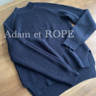 アダムエロぺ(Adam et Rope')のAdam et Rope ざっくり編みニット 38(ニット/セーター)