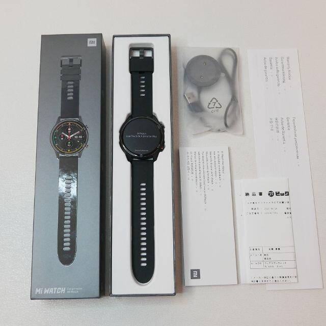 Xiaomi Mi Watch ブラック メンズの時計(腕時計(デジタル))の商品写真