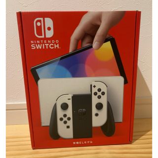 ニンテンドースイッチ(Nintendo Switch)のNintendo Switch（有機ELモデル）本体　ホワイト(家庭用ゲーム機本体)