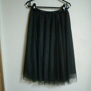 レトロガール(RETRO GIRL)の美品◎カーキ グリーン チュールスカート(ひざ丈スカート)