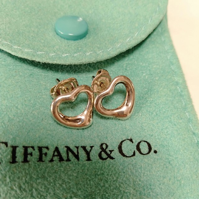 Tiffany & Co.(ティファニー)の値下げ！ティファニーオープンハートピアス(おまけ付き) レディースのアクセサリー(ピアス)の商品写真