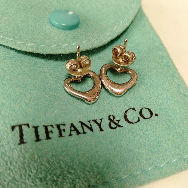 Tiffany & Co.(ティファニー)の値下げ！ティファニーオープンハートピアス(おまけ付き) レディースのアクセサリー(ピアス)の商品写真