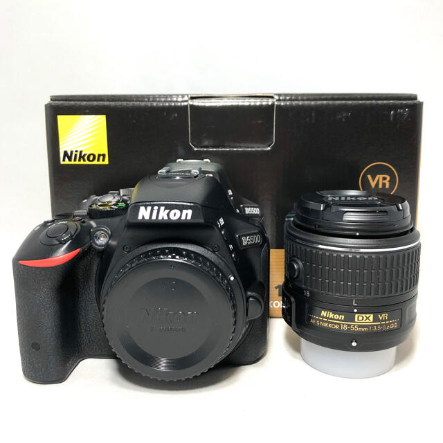 Nikon ニコンD5500 18-55VR Ⅱ KIT 4733ショット美品