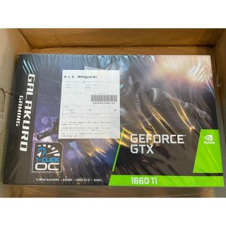 新品未開封 玄人志向 GeForce GTX 1660Ti(PCパーツ)