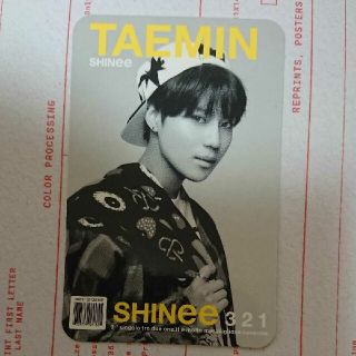 シャイニー(SHINee)のSHINee 321 TAEMIN Trading Card(K-POP/アジア)