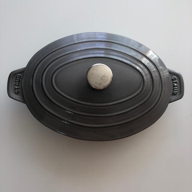 staub オーバルホットプレート グラファイトグレー | www.fk
