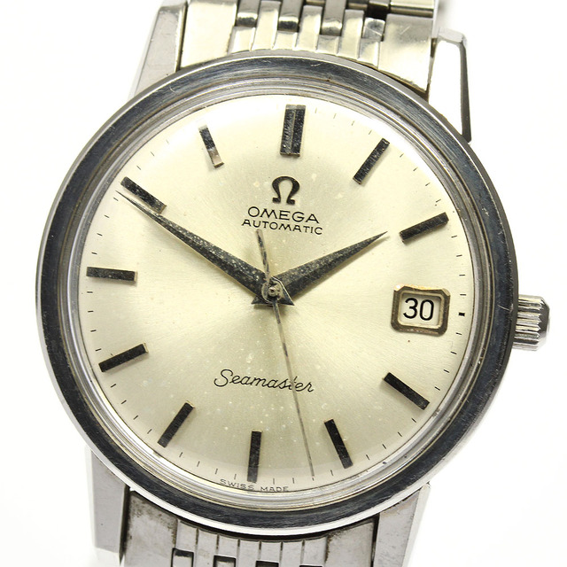 ☆訳あり【OMEGA】オメガ シーマスター 166.003 ヴィンテージ Cal.562 ライスブレス 自動巻き メンズ