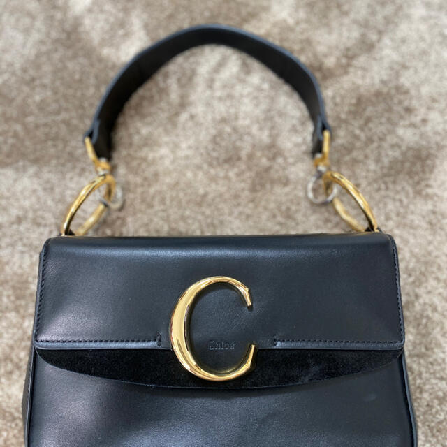 Chloe(クロエ)のクロエ　ハンドバック　黒 レディースのバッグ(ハンドバッグ)の商品写真