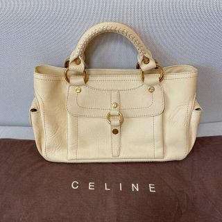 セリーヌ(celine)の未使用品　セリーヌ　ブギーバッグ　クリーム　ホワイト(ハンドバッグ)