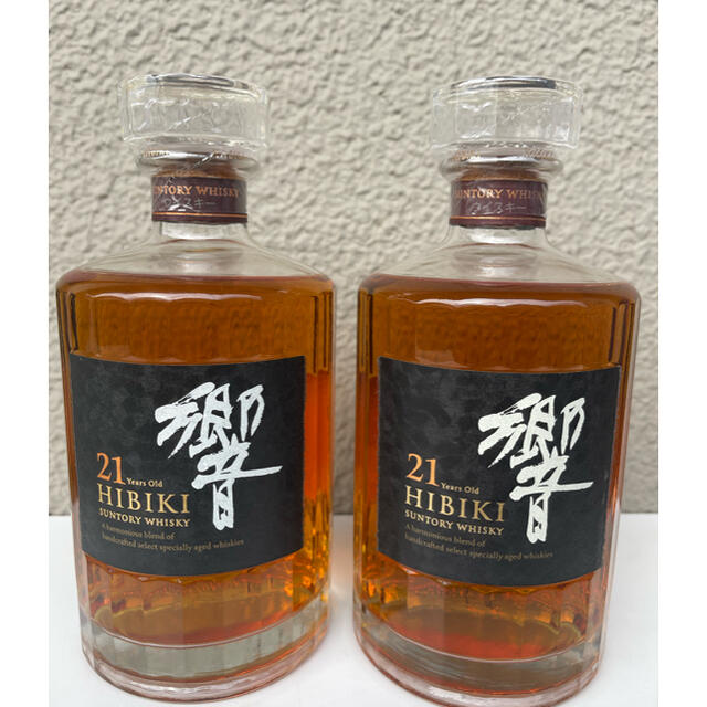 サントリー(サントリー)のサントリー響21年　2本 食品/飲料/酒の酒(ウイスキー)の商品写真