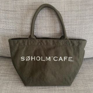 アクタス(ACTUS)のSOHOLM CAFE スーホルムバッグ スモール チャコールグレー(トートバッグ)