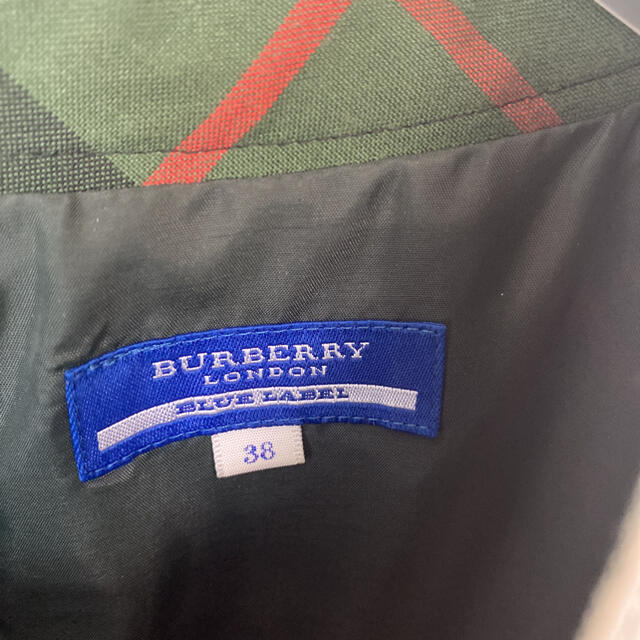 BURBERRY BLUE LABEL(バーバリーブルーレーベル)のバーバリー　ワンピース　チェック　ミニ レディースのワンピース(ミニワンピース)の商品写真