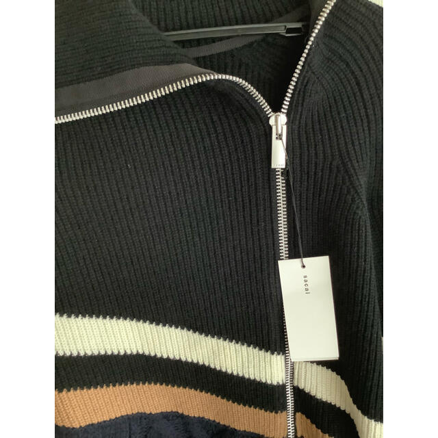 sacai - sacai ジップアップニットの通販 by Bambi's shop|サカイなら