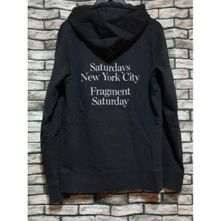 サタデーズサーフニューヨークシティー(SATURDAYS SURF NYC)のサタデーズサーフニューヨーク×フラグメント★18SS ロゴスウェットパーカー(パーカー)