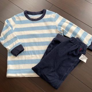 ユニクロ(UNIQLO)のフリースパジャマ　100cm(パジャマ)