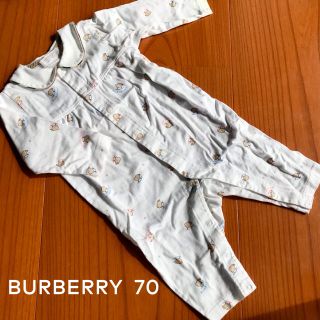 バーバリー(BURBERRY)のBURBERRY♡ロンパース 70(ロンパース)