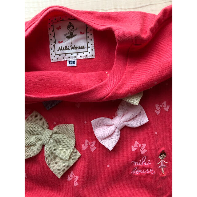 mikihouse(ミキハウス)の専用☆ ミキハウス　ロンT 120 キッズ/ベビー/マタニティのキッズ服女の子用(90cm~)(Tシャツ/カットソー)の商品写真