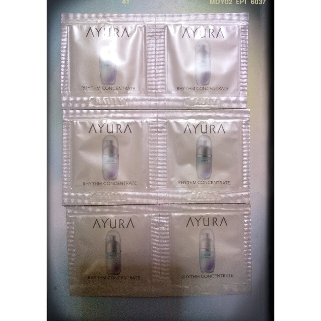 AYURA(アユーラ)の■アユーラ化粧品リズムコンセントレートα1回分×6包セット コスメ/美容のキット/セット(サンプル/トライアルキット)の商品写真